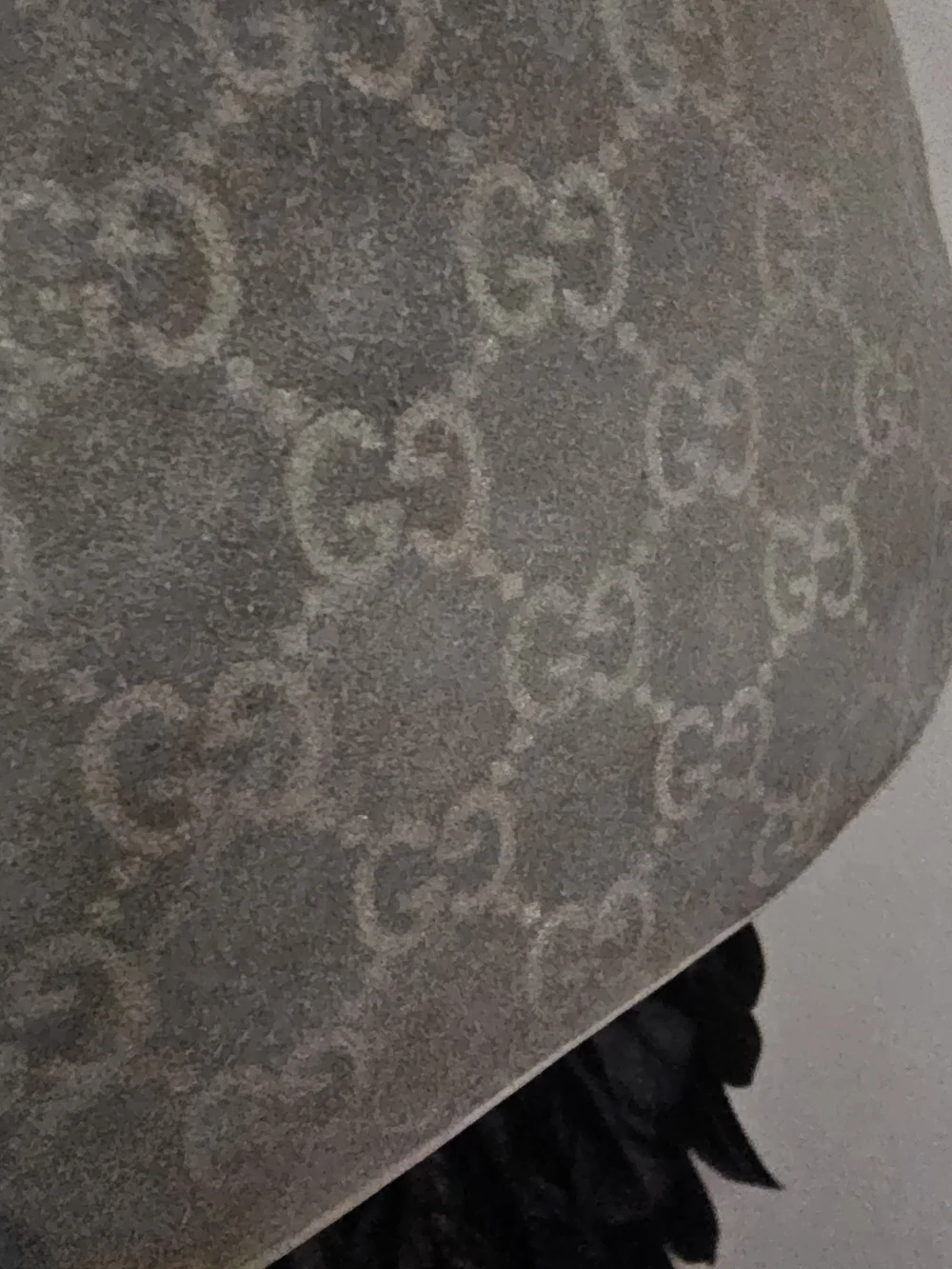 Gucci GREEN/Beige Suede GG Monogram Hobo Bag Limited Edition